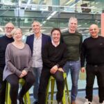 Group of Temenos team members. 